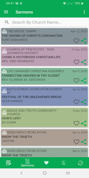 Church Notebook Screenshot 1