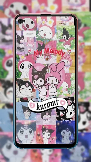 Wallpaper For Melody Kuromi Screenshot 3