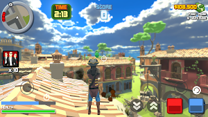 Pirate city rope hero car game Screenshot 2