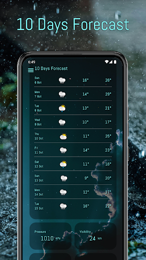 Weather forecast daily-hourly Screenshot 3