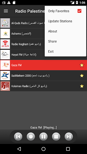 RADIO PALESTINE Screenshot 2