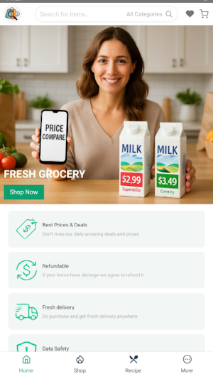 Compare Grocery Screenshot 0