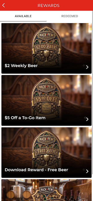 Back Pew Brewing Screenshot 2