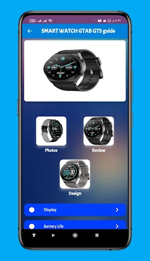 SMART WATCH GTAB GT5 Guide Screenshot 3