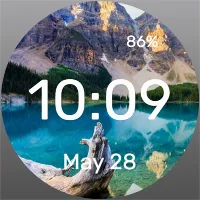 The Impossible Lake Watch Face