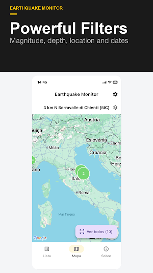 Earthquake Monitor — Sismos Screenshot 3