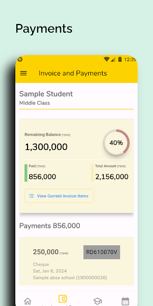 Elshaddai Dodoma Student App Screenshot 3