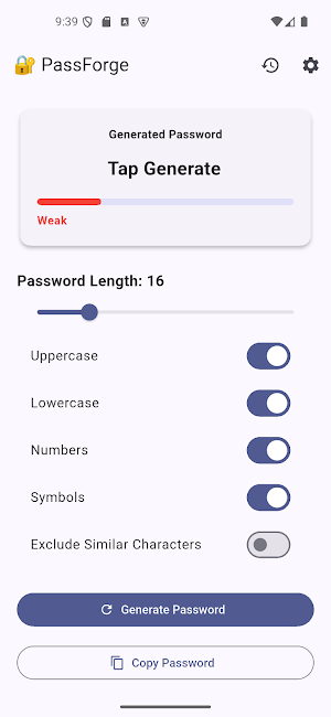 PassForge Screenshot 1
