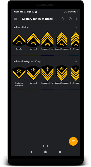 Military ranks of Brazil Screenshot 1