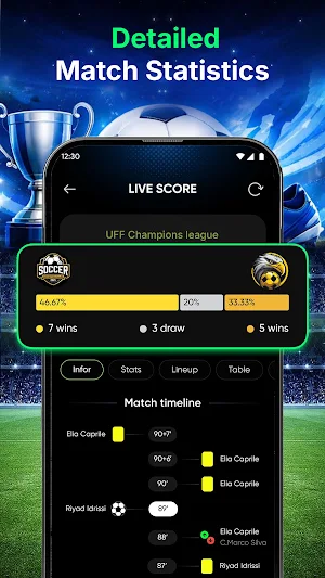 Football Live Scores Updates Screenshot 1