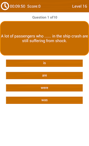 English Grammar Quiz : Test Screenshot 3