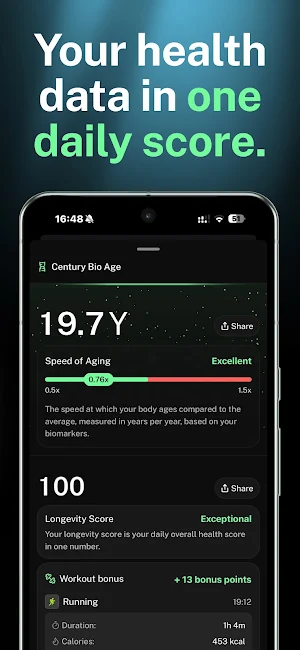 Century AI: Health & Longevity Screenshot 3
