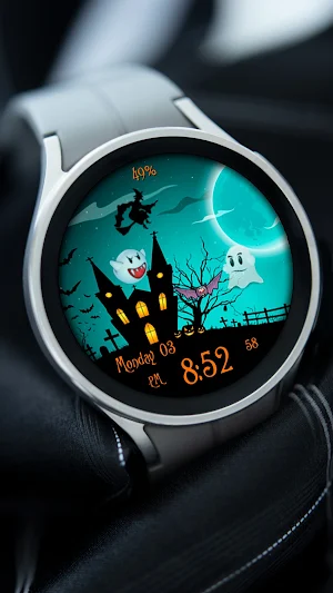 Halloween Animated Watch face Screenshot 0