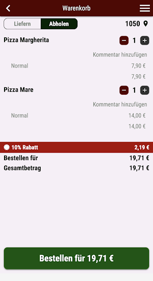 Dolce Vita Pizza Screenshot 1