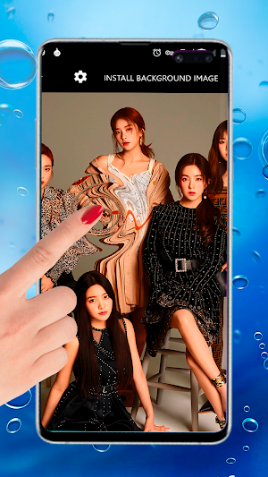 Kpop Cute Girly Red Velvet Live Wallpaper Screenshot 0