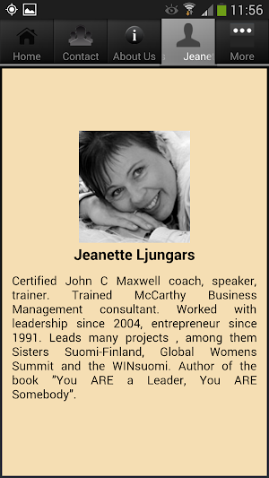 JEANETTE LJUNGARS SPEAKER Screenshot 2