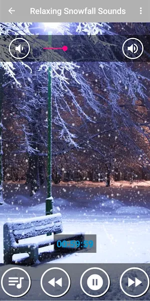 Relaxing Snowfall Sounds : Relaxing Winter Music Screenshot 3