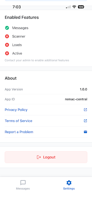 REMAC Central Screenshot 0