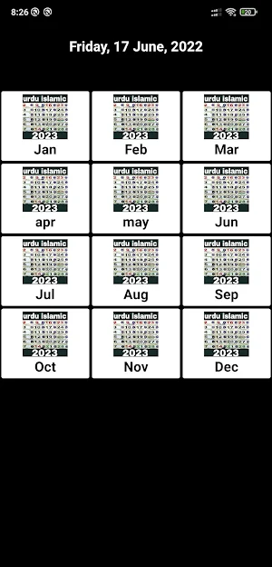 Urdu Calendar 2023 Screenshot 1