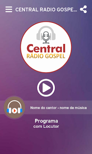 Central Rádio Gospel Screenshot 0
