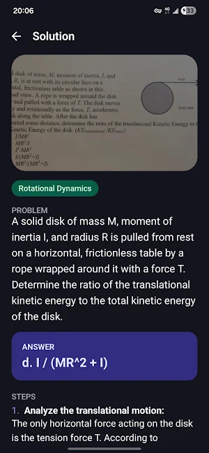 Physics AI solver Screenshot 2