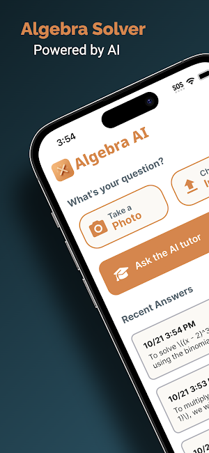 Algebra Solver - Algebra AI Screenshot 0