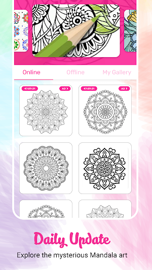 Mandala - Paint By Number Screenshot 1
