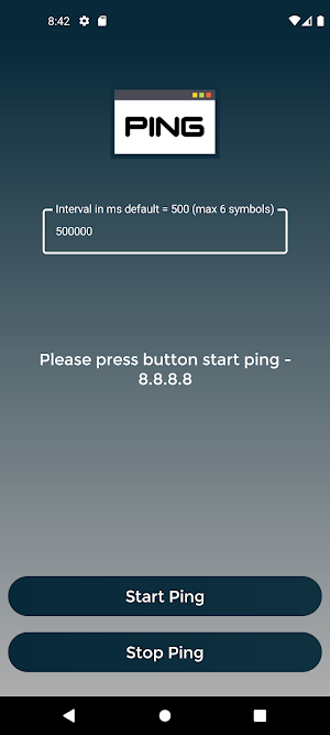 SimplePing Screenshot 0