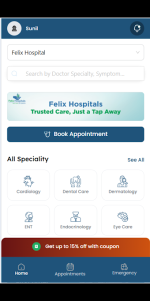 Felix Healthcare Screenshot 2