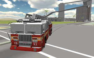 Fire Truck Driving 3D Screenshot 1