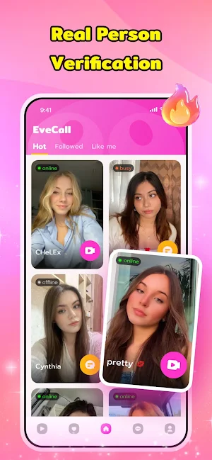 EveCall: Video Chat & Meet Screenshot 1