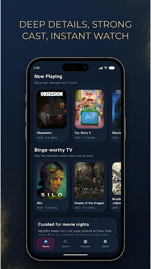 NightFlix: Movies & TV Screenshot 3