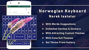 Norwegian Language Keyboard Screenshot 0