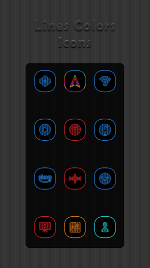 Vertical Colors Lines Icons Screenshot 3