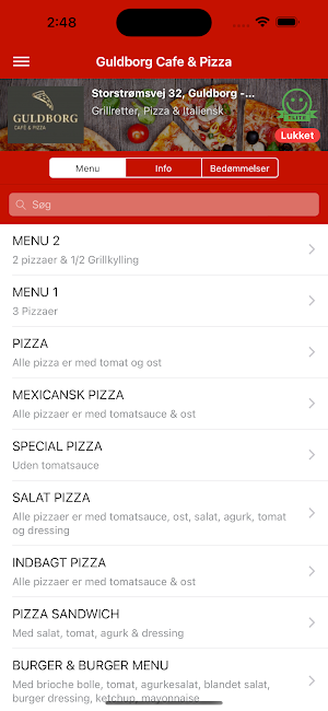 Guldborg cafe & pizza Screenshot 0