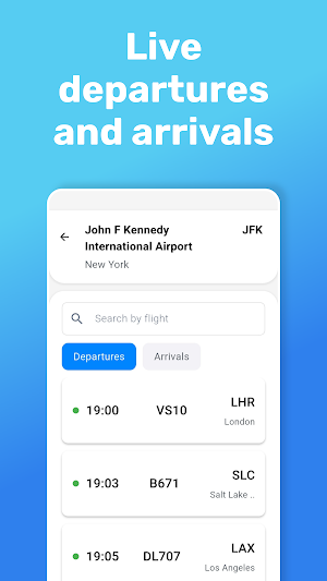 FLIGHTS - flight schedules Screenshot 0