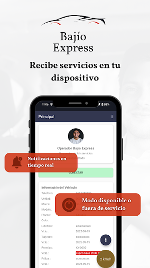 Bajío Express Operador Screenshot 1