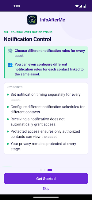 InfoAfterMe Screenshot 2