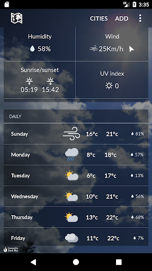 Bosnia and Herzegovina Weather Screenshot 1