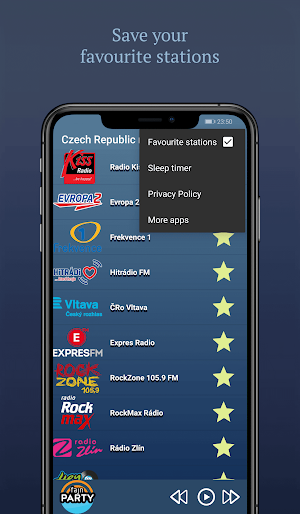 Czech radio stations - Česká rádia Screenshot 2