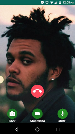 The Weeknd Fake Chat & Video Call Screenshot 3