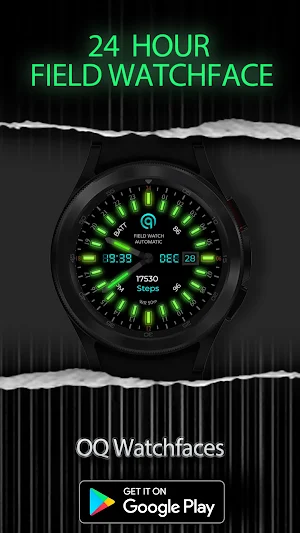 24h Analog Field Watch Wear OS Screenshot 3