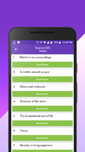 Class 9 Notes Offline Screenshot 3