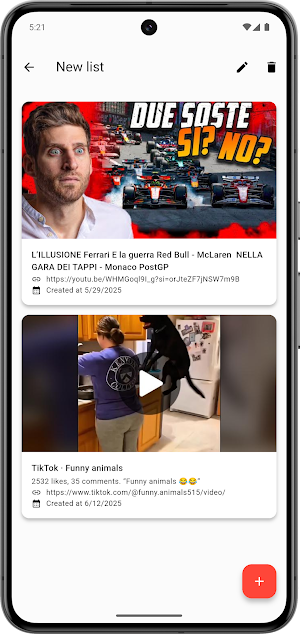 Shark - List Sharing Screenshot 1