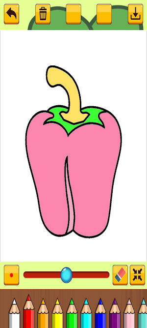 Coloring Vegetables Screenshot 3