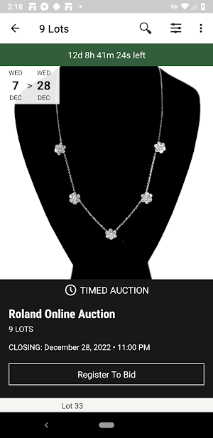 Roland Auctions Screenshot 1