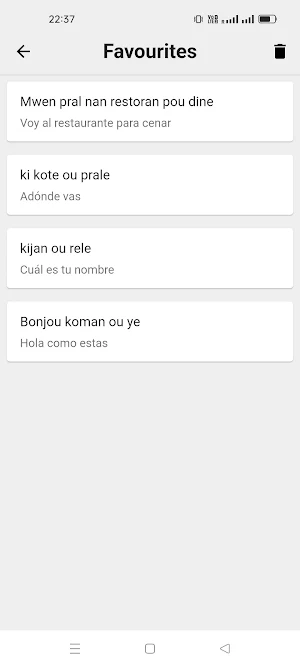 Haitian To Spanish Translator Screenshot 3