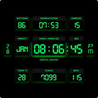 Digital Board Watch Face