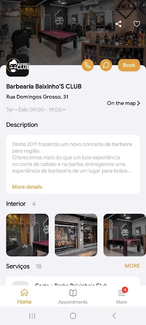 Baixinho's CLUB Screenshot 1