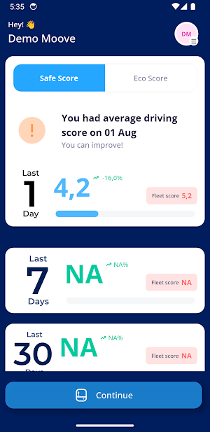 MooveDriver Screenshot 1